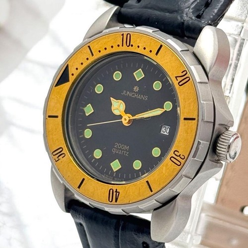 Junghans quartz diver black - quartz,