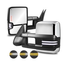 Chrome Pair Towing Mirrors