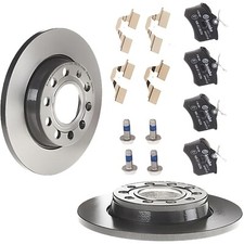 Rear Brembo Discs and Pads Kit for Audi A4-VW Passat