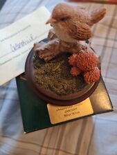 Worcester Ornamental Studio Mini Wren Signed By Painter 