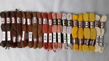 20 skeins DMC Tapestry Wools - 100% Pure Virgin Wool - Lot 1