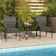 2pcs PE Rattan Outdoor Rattan