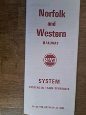 NORFOLK & WESTERN RAILWAY OCT