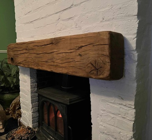 Sleeper mantle piece solid oak - solid,