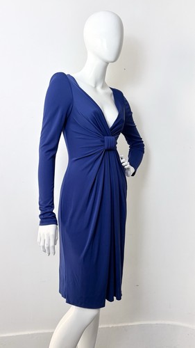 Elie saab blue knot dress - saab,