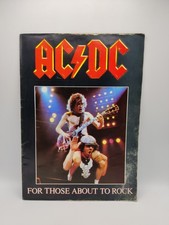 AC/DC for Those About to Rock 1982 Tour Programme Rock Music 80s S5877