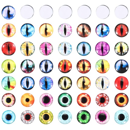 8mm dragon eyes 100 pcs - pcs, round