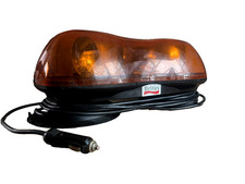 BRITAX AEROLITE A424 MAGNETIC TWIN AMBER FLASHING LIGHT BEACON 12V 55W HIGHWAYS