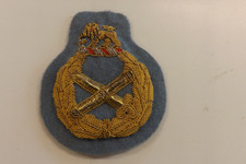 MILITARY WIRE BULLION BADGE
