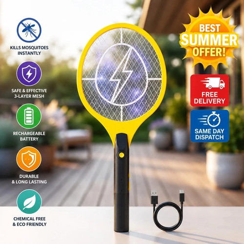 Bug zapper racket fly killer - bug,