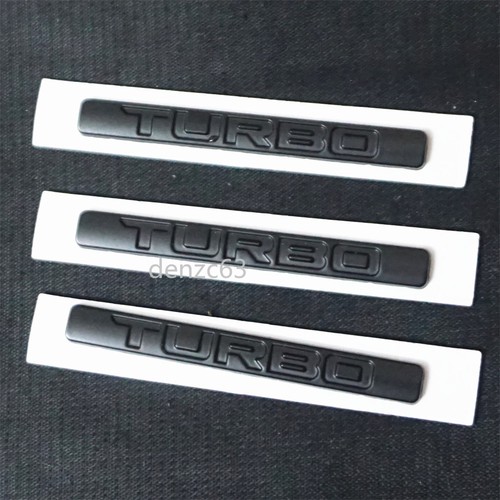 Small matte black turbo - small,