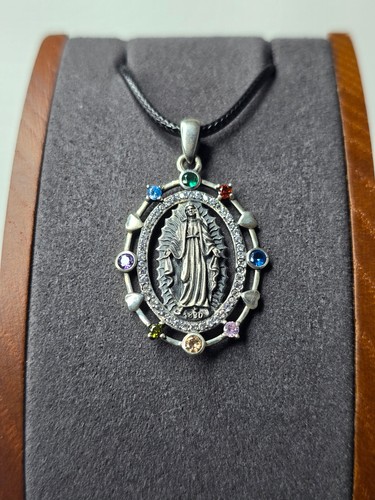 Virgin mary pendant 925 - virgin, silver