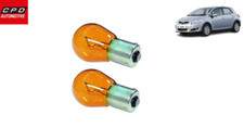 TOYOTA AURIS 2006-2012 FRONT INDICATOR LIGHT AMBER ORANGE BULBS 12V 21W PAIR