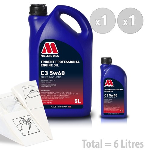 Car engine oil service kit - engine,