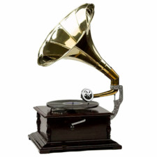 Brass Horn Gramophone– 78