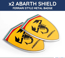 ABARTH Ferrari Shield 3D Metal