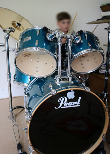 Pearl export drum kit teal - drum,
