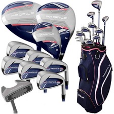 Wilson Profile Ladies 11 Piece Graphite Package Set Right Handed with Cart Bag