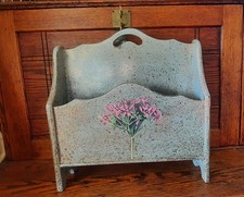 Vintage Oak Painted Magazine