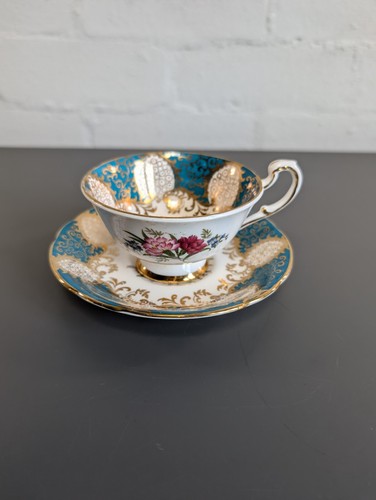 Vintage blue paragon china tea - vintage,
