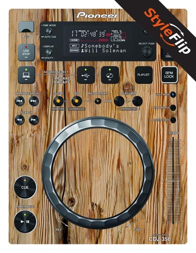Pioneer cdj 350 skin wood - |, #4