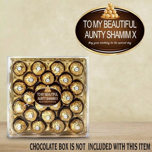 Personalised chocolate colour - personalised,
