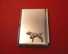German Shorthaired Pointer on Chrome Notebook Card Holder & Pen Pointer Mum Gift