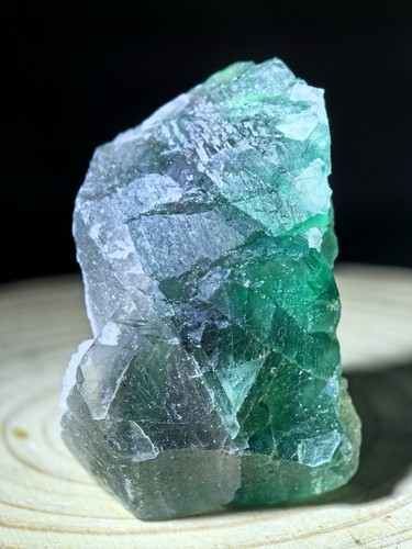 Natural green fluorite crystal - natural,
