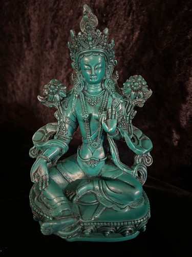 Green tara resin statue 20cm - tara,