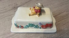 Disney Store Exclusive Winnie the Pooh Ceramic Butter Dish