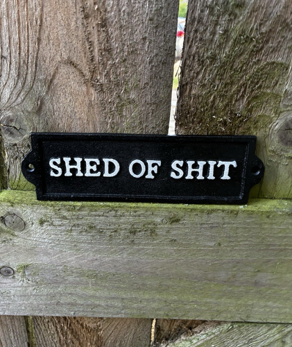 Shed sht cast iron wall - shed,