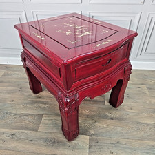 Antique side coffee table - antique,