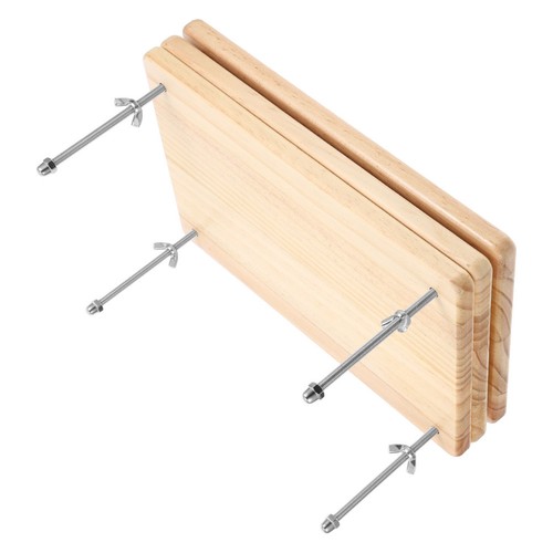 Sturdy wood book press - sturdy,