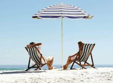 Blue White Portable Summer