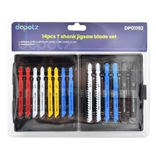 14PC T Shank Jigsaw Blades Set For Wood Metal Plastic Fits Dewalt Makita AEG