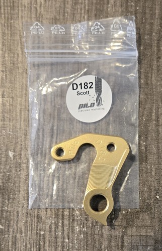 Gold rear derailleur hanger - gold,