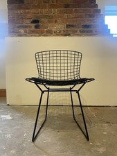 1960s ORIGINAL VINTAGE HARRY BERTOIA CHAIR FOR KNOLL kitchen dining room garden