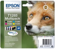 Epson C13T12854012 4 Colours Replacement Ink Cartridge for Stylus Printer