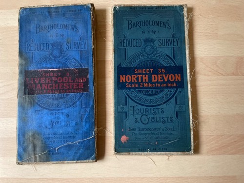 Vintage bartholomew s maps - x,