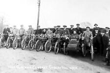 Eyc-6 Parade Of Motorcycles, Hill Climb, Cobley Hill. Photo
