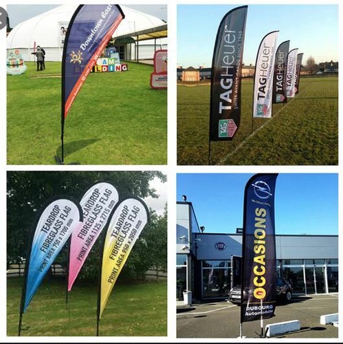 Custom feather flags - feather, portable