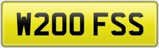 WOOFS NUMBER PLATE W200 FSS -