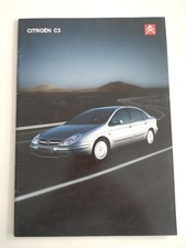 Citroen C5 LX SX Exclusive SE Saloon UK Market Brochure October 2001