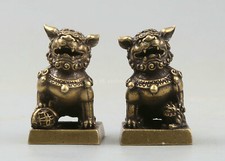 31MM Curio Chinese Brass Foo