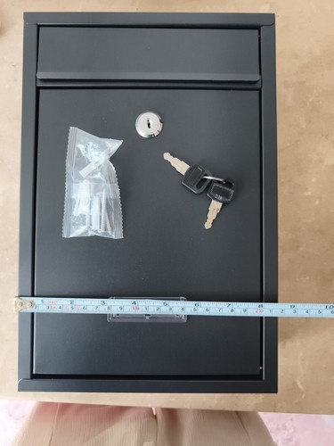 Square post box - post, lockable