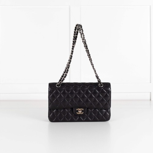 Chanel black caviar medium - chanel,