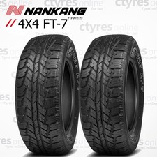 2X New 265 70 15 Nankang FT-7