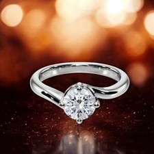 Handmade 1.50 Ct 14k White