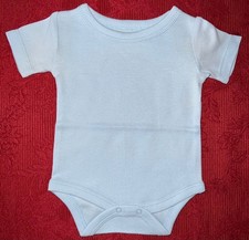 Baby Vest Bodysuit Blue Short