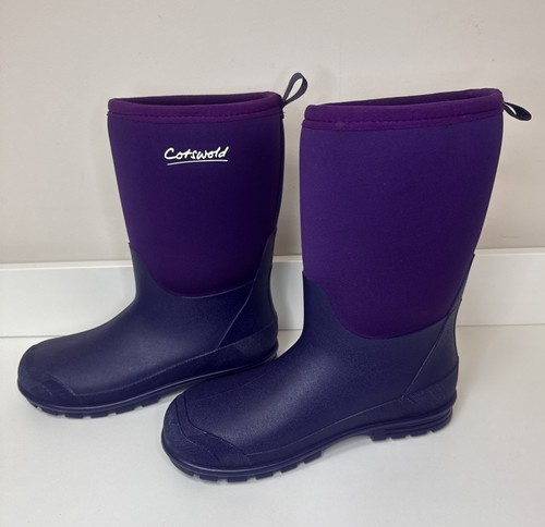 Cotswold purple hilly neoprene - hilly,